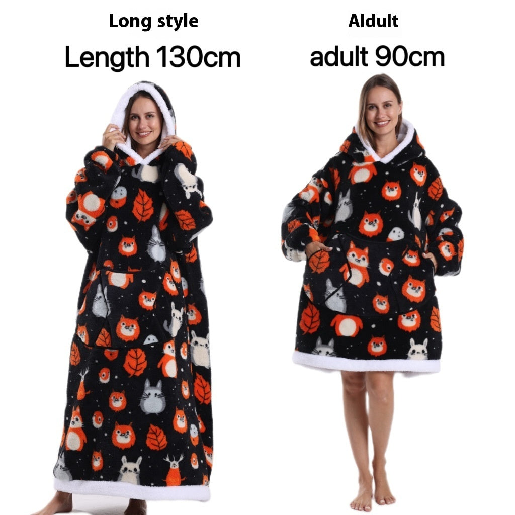 Plaid Géant Halloween™ : Le Confort Ultime en Mode Citrouille !